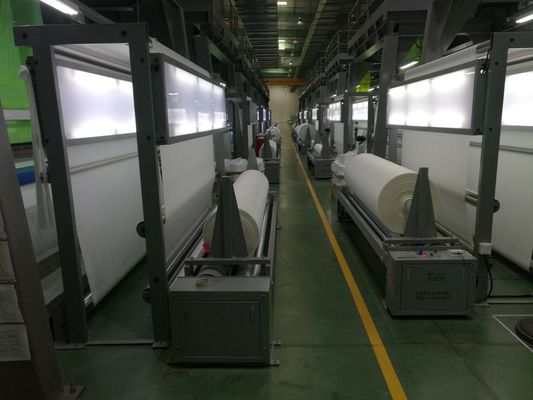 Cloth Roll Winder For Inspection Table With Led